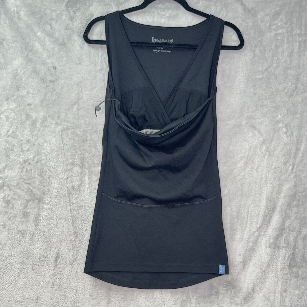 LALABU Babywearing‎ Soothe Shirt Black Stretch Sz L